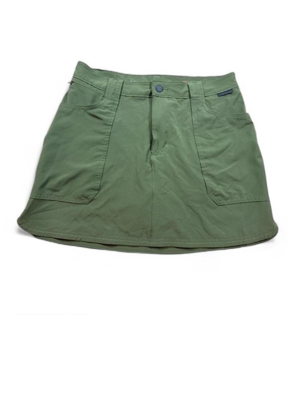 Wrangler ATG Olive Green Utility Skirt Size 10 | Gorpcore Outdoor Cargo Mini
